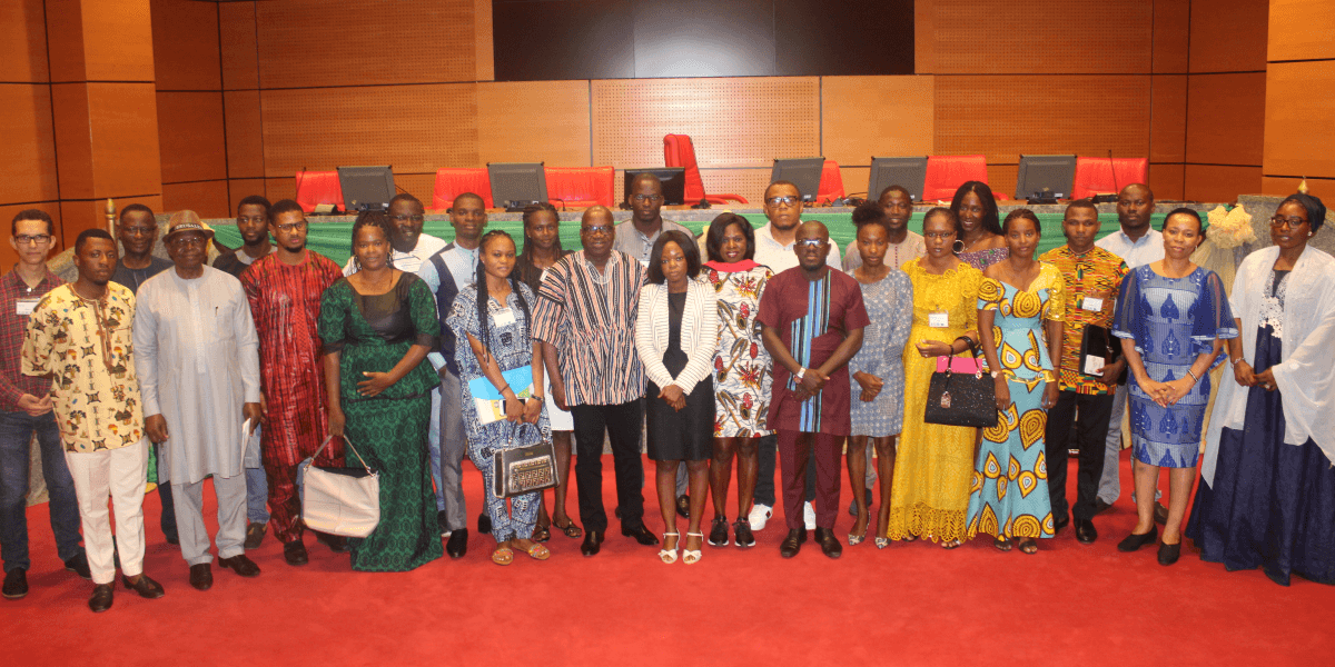 Group photo of the participants at the ECOWAS Parliament