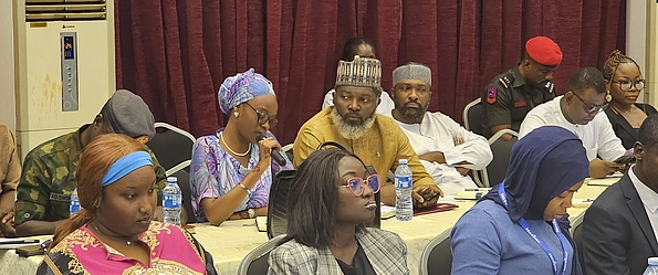 Participant making an intervention 