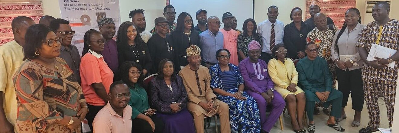 Training the media on ILO Convention 190 in Nigeria