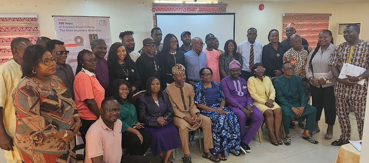 Training the media on ILO Convention 190 in Nigeria