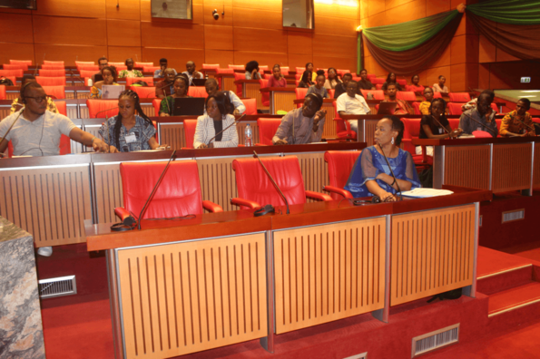 The participants during a visit to the ECOWAS Parliament