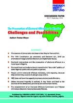 The prosecution of electoral offenders in Nigeria