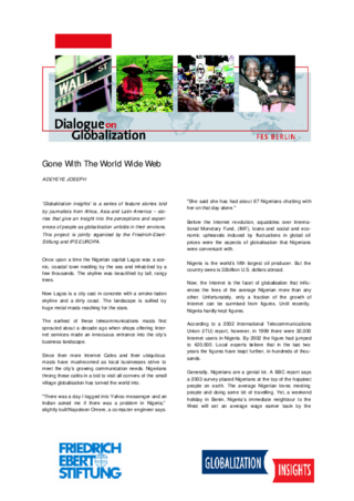 Gone with the World Wide Web